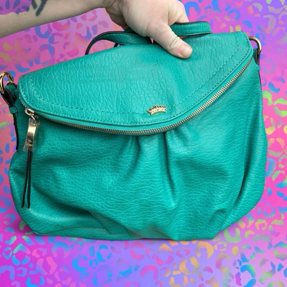 BNWT vintage 2010s juicy couture faux leather ‘greta’ crossbody bag, UNUSED - Picture 2 of 8